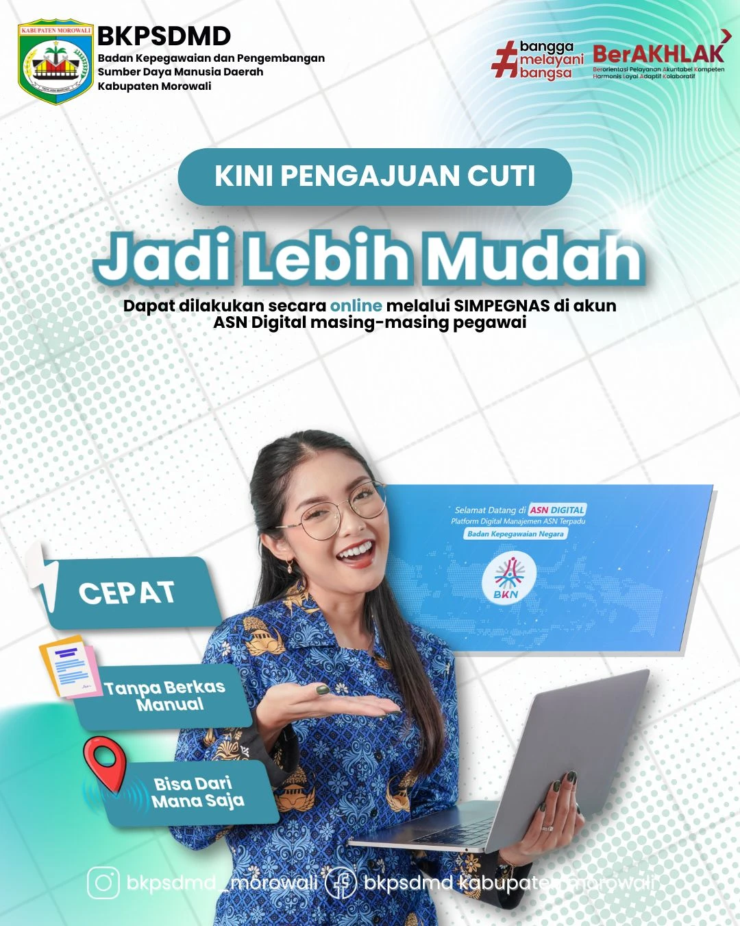 Pengajuan Cuti ASN Kini Lebih Mudah Melalui SIMPEGNAS ASN Digital